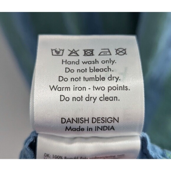 Cecilie Copenhagen Makena Shift Dress Women's Size Small Green Midi Dress - Picture 5 of 8